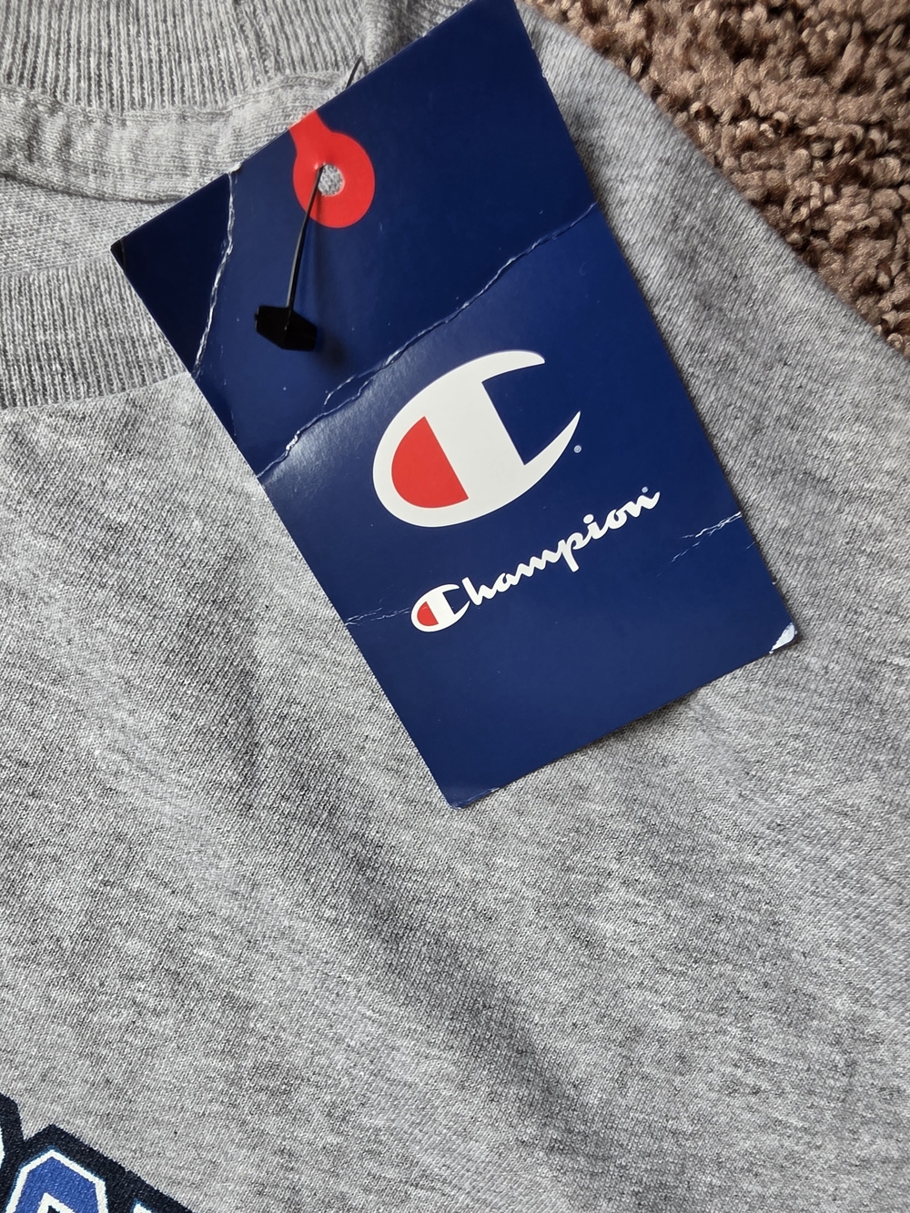 Champion Gray ACC Men's Soccer 2024 Championship Tee with Blue Graphics - Picture 4 of 6